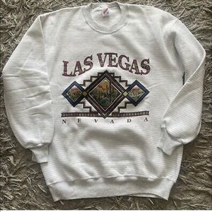 Vintage Mens Las Vegas Nevada Gambling Casino Sweatshirt
